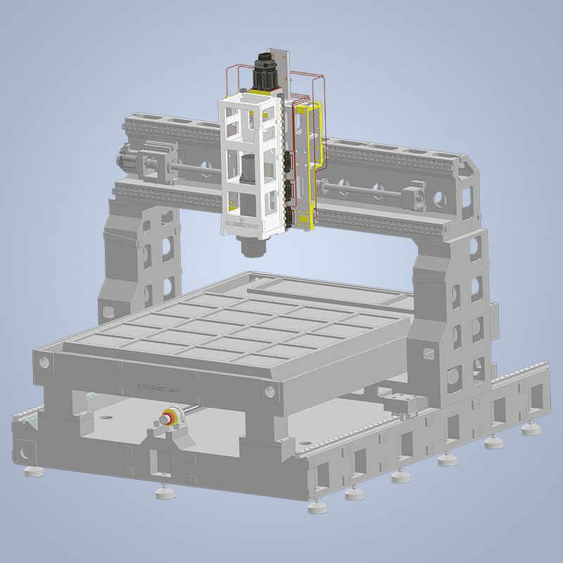 CNC a portale a tre assi ad alta velocità EB1515 (immagini 2)