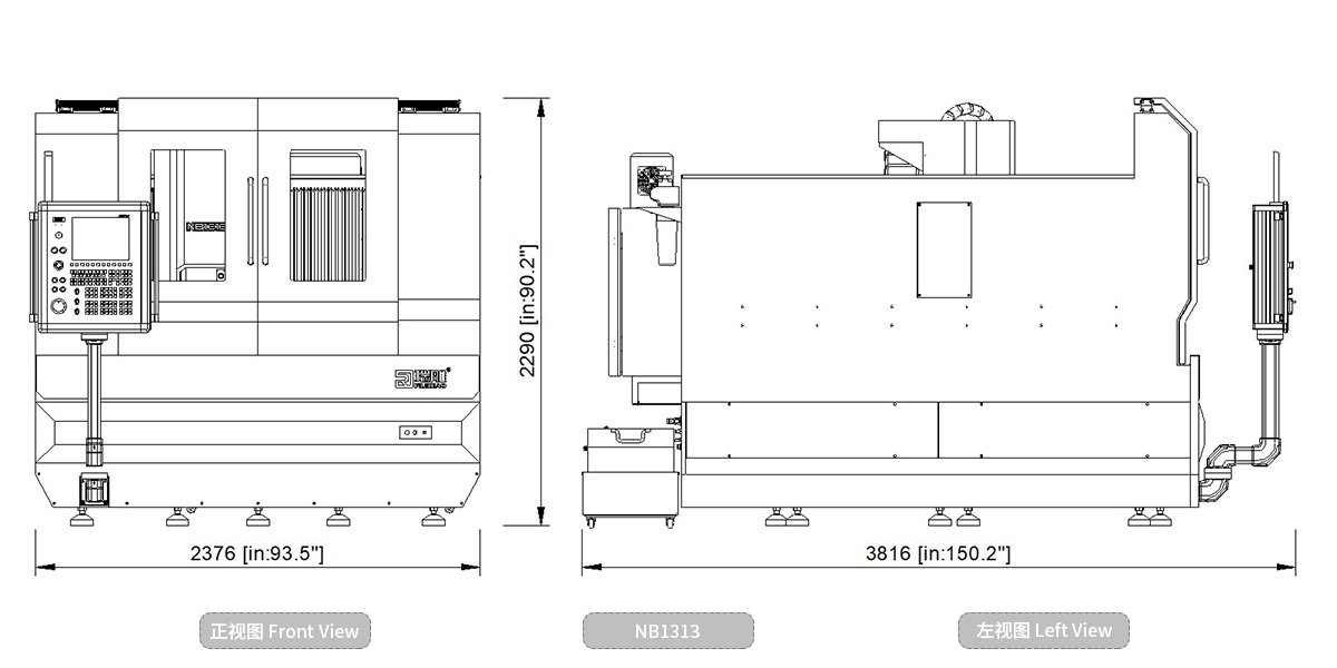 NB1313 고속 3축 갠트리 CNC (이미지 5)