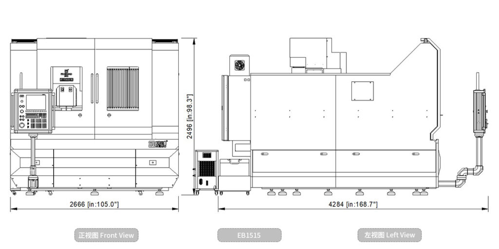 CNC a portale a tre assi ad alta velocità EB1515 (immagini 5)