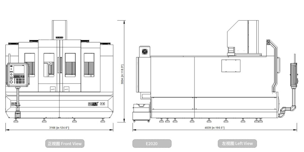 E2020 고속 3축 갠트리 CNC (이미지 5)