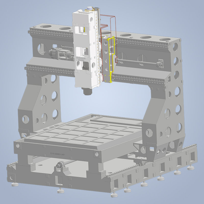 CNC a portale a tre assi ad alta velocità EC1515 (immagini 2)