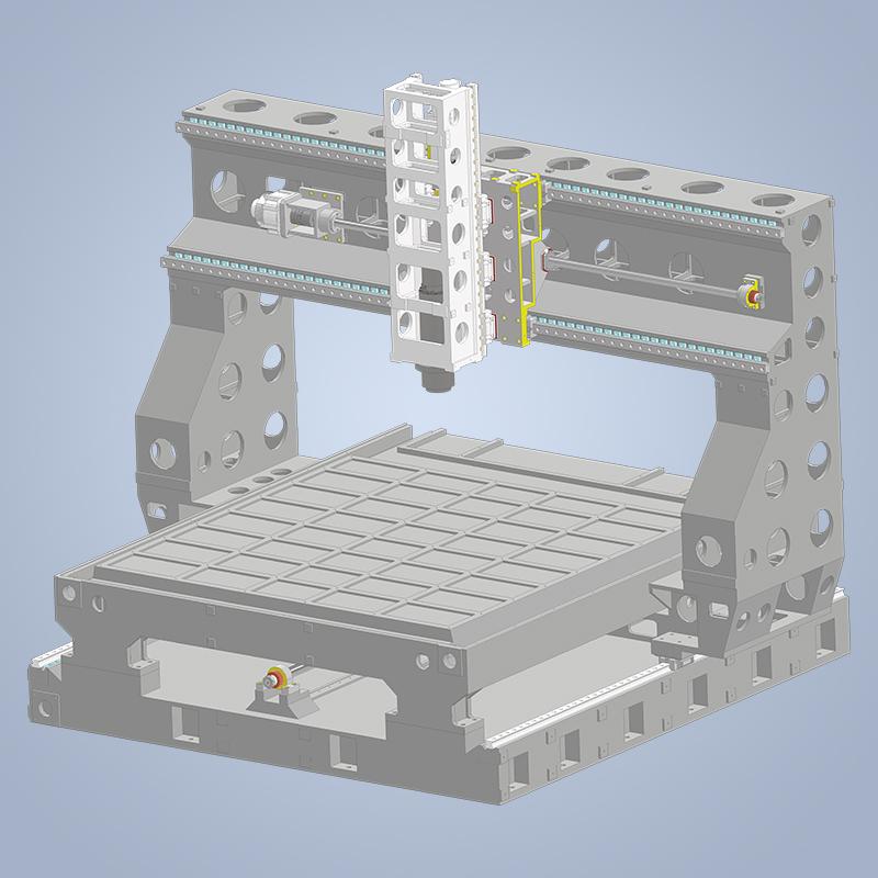 CNC a portale a tre assi ad alta velocità EC2020 (immagini 2)